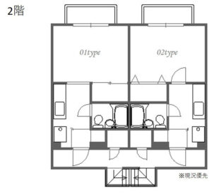 ザ・シティ淡路2F間取り